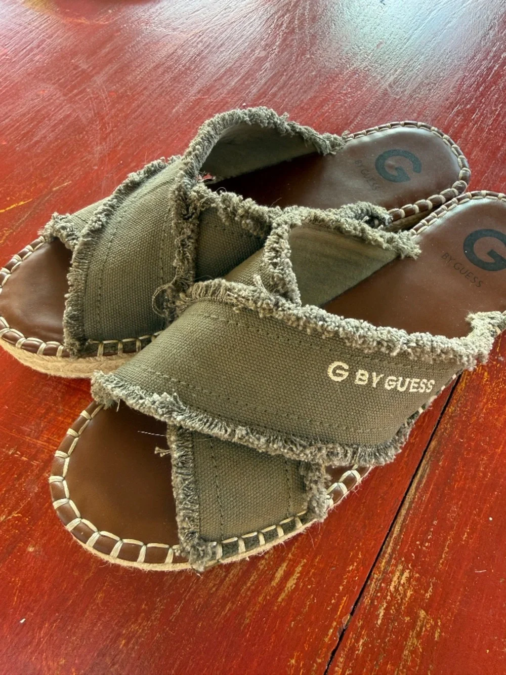 Guess espadrilles (green) 8.5